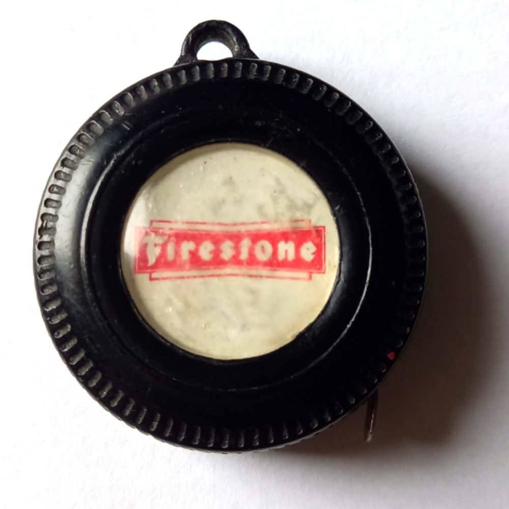 Firestone Tire Key Chain 36" Measuring Tape
